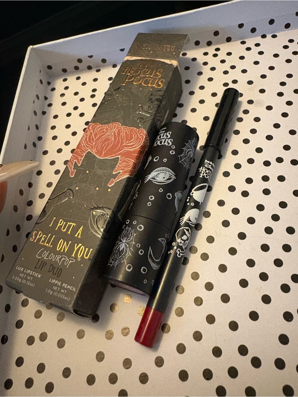 ColourPop I Put A Spell On You Lipstick Duo - Deep Red